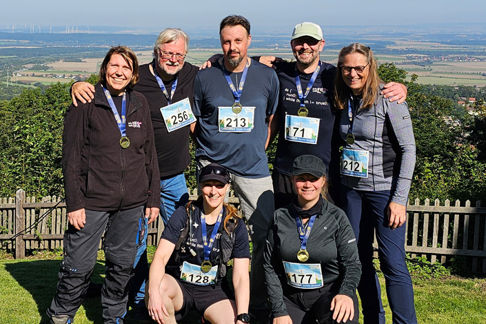 Unser Team beim CANOSSA Berglauf 2024